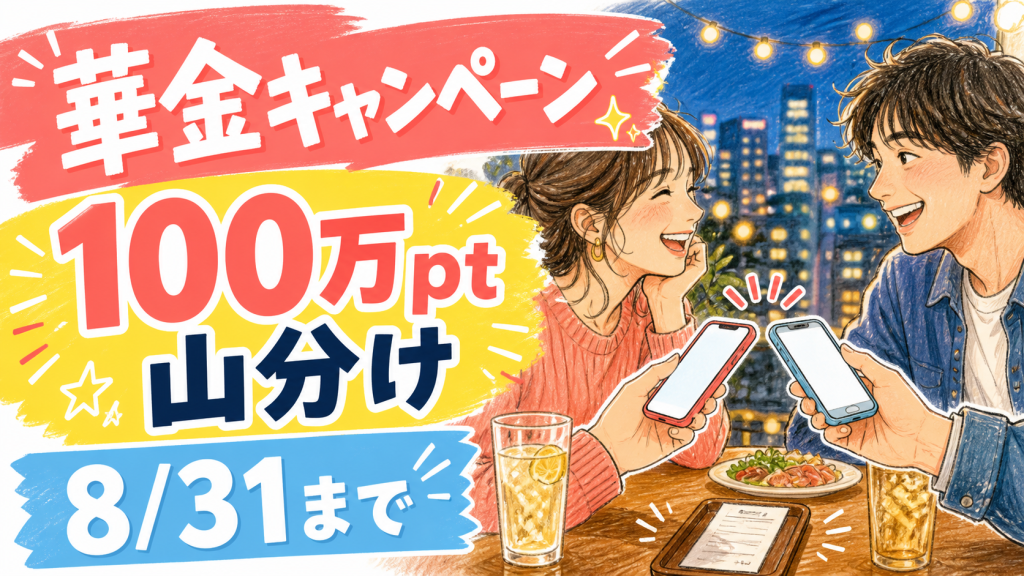 楽天ポイント100万ポイント山分け!華金は本当に得?やる人・待つ人・見送る人 の案内イメージ